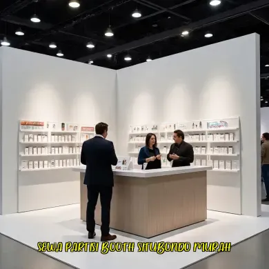 sewa partisi booth situbondo murah